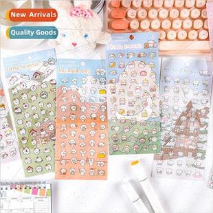 waterproof PET stickers mini small pet series cute cartoon a