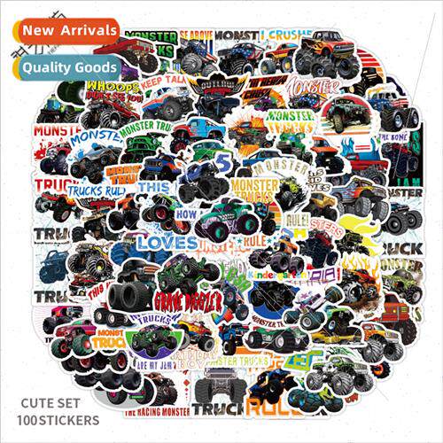 100 -repeating 4X4 off-road bigfoot car graffiti stickers lu