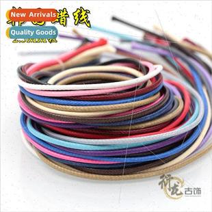 Rope 2.5MM Thick DIY Necklace Cord Bracelet Braided Wax