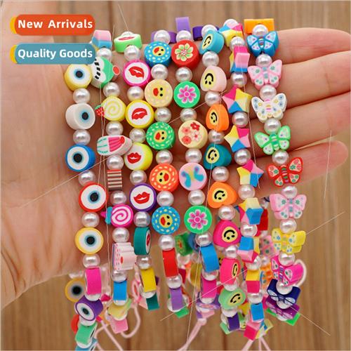Soft ceramic imitation pearl cell phone chain ins bohemian s