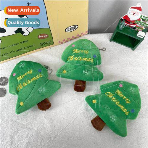 New creative cartoon Christmas e plush coin purse holiday gi