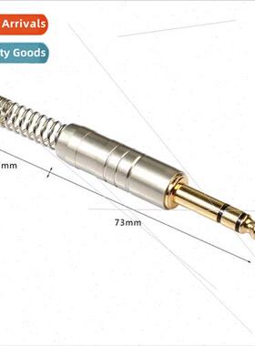 New thickened zinc alloy DIY audio soldering head 6.35 stere