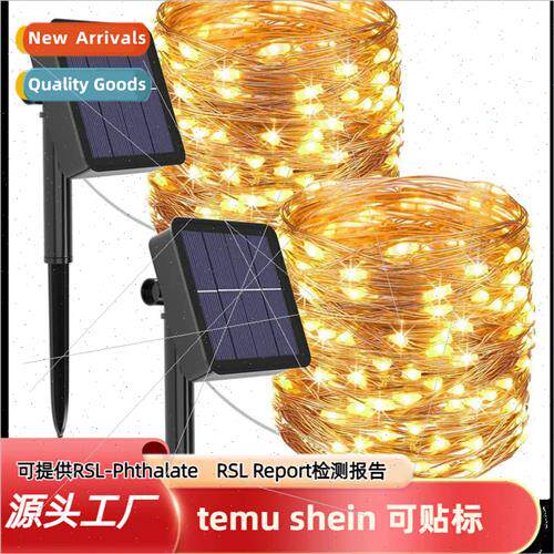 led solar energy copper wire fairy lights string lights indo