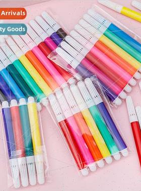 12 colors 6 colors mini doodle watercolor brushes kindergart