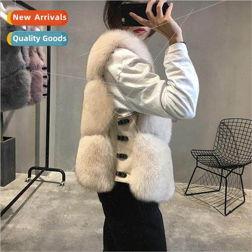 Fur vest female winter short 2021 Korean  of the new thicken