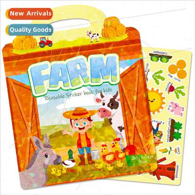 Portable childrens creative DIY cognitive farm wind Enlighte