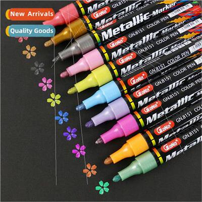 GN-8151 Color Metal Marker Water-based Black Card Paint High