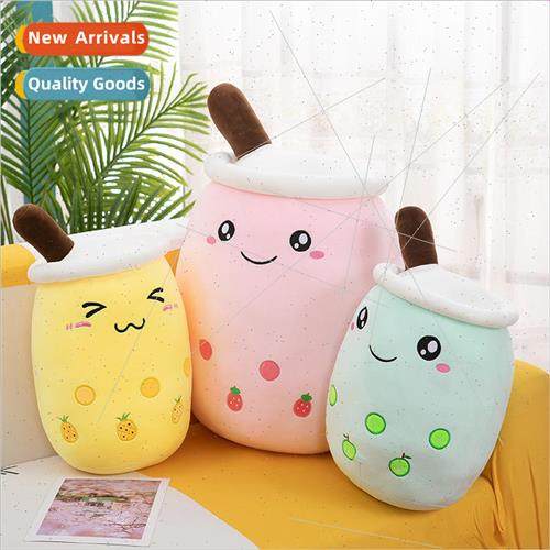 2021 new plush toys fruit milk tea pillow doll girls sleep c