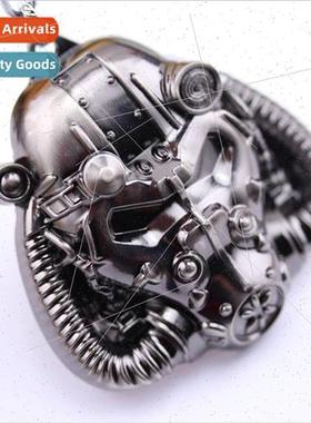 Movie game  Fallout 4 gas mask keychain metal pendant jewelr