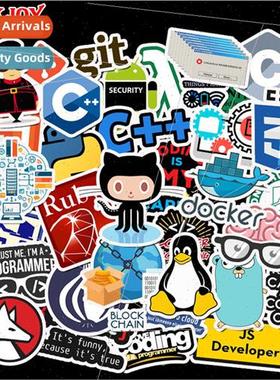 50 Programmer Software Programming Language Waterproof Stick