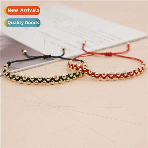 Bohemian Style Copper Beads Red and Black Jewelry Wire Hand