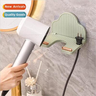 Hair dryer shelf wall mounted hair dryer holder bathroom bat