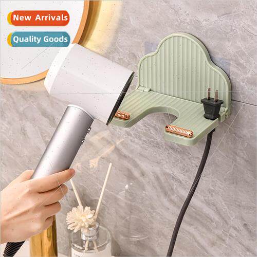 Hair dryer shelf wall mounted hair dryer holder bathroom bat