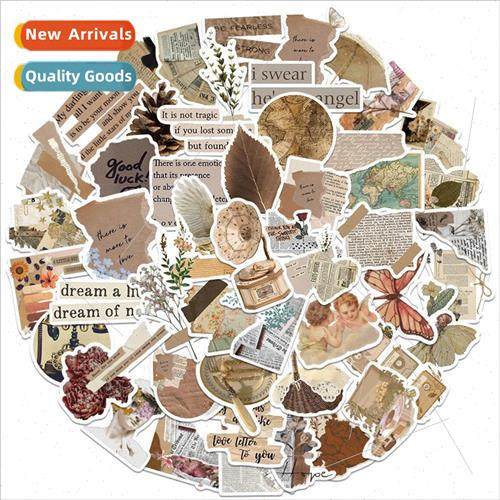 52 new retro art abstract graffiti stickers waterproof -repe