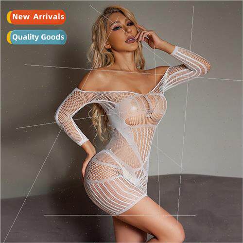 Erotic nightgown erotic lingerie sexy one-shoulder one-piece