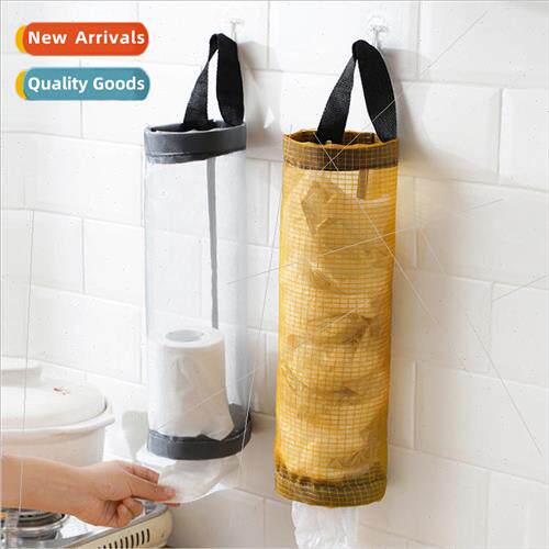 Kitchen Plastic Bags Organizer Hanging Shopping Bags Storage