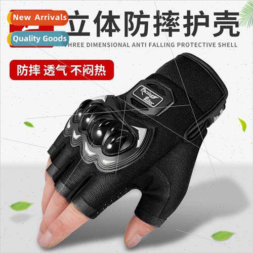 Retro mens riding motorcycle summer half finger breathable r