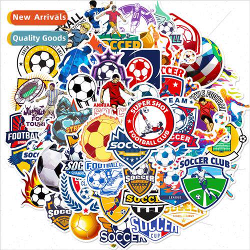 50 English Football Stickers New Kids Soccer Europe World Cu