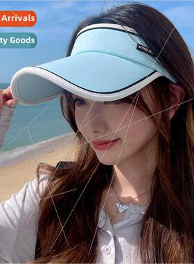 2023 new outdoor anti-ultraviolet hollow cap riding show fac