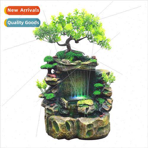 Small green creative simulation e desktop rain decoration re