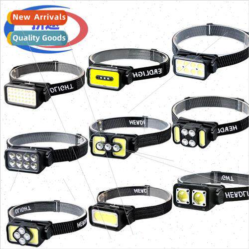 Multi-function head lamp COB strong light induction headlamp