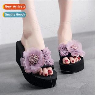 2019 new fashion outside wear one word drag female summer fl