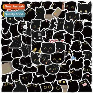 stickers simple case black drip phone cat kitten 100 cartoon