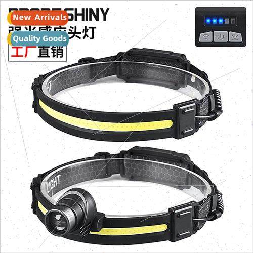New LED floodlight night running headlamp with telescopic fo