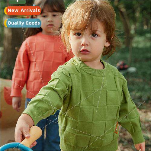 2024 Spring new baby boys and girls basic solid color front