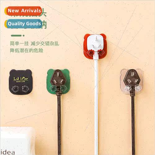 Multifunctional plug hooks creative power cord wall hanging