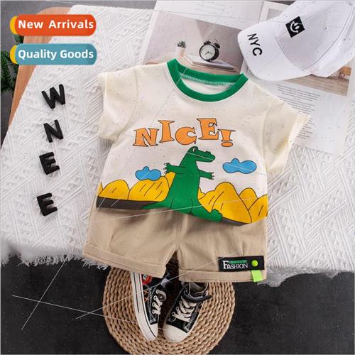 22 Years Cartoon Loose Short Sleeve Casual T-Shirt Kids Suit