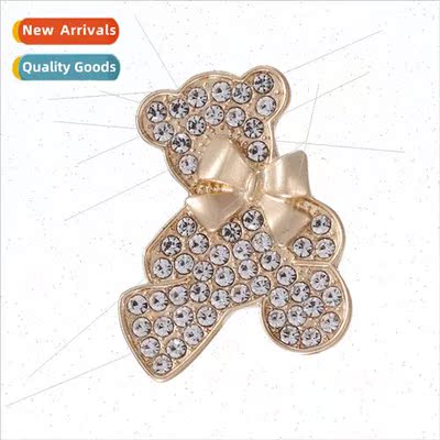 Fashion Brooch Cartoon Cute Diamond Bear Brooch Student Cors