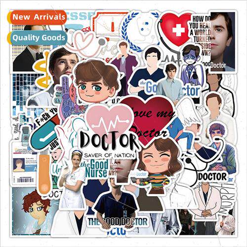 50 new American drama good doctor graffiti stickers decorati