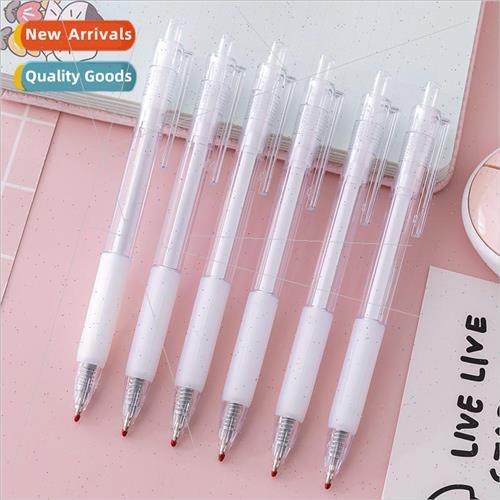 Pure color large capacity click water pen students writing n