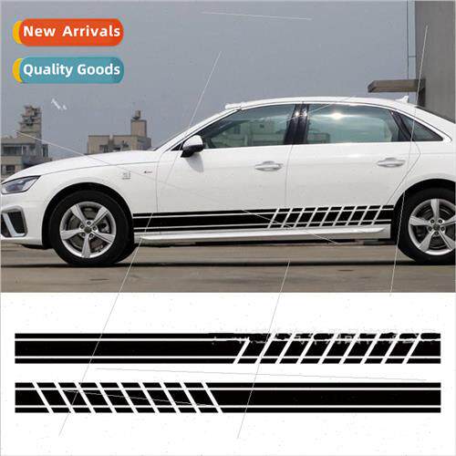 de skirt car stickers racing stripes side body decals person