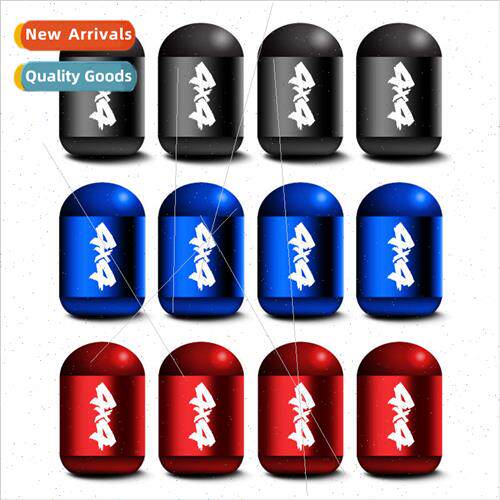 Aluminum alloy car label valve cap car American mouth valve