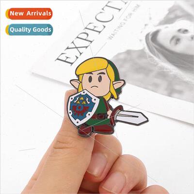 The Legend of Zelda Knight Brooch Jewelry Shield Hand Warrio