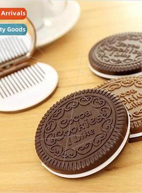 Portable foldable carry-on small mirror round makeup mirror