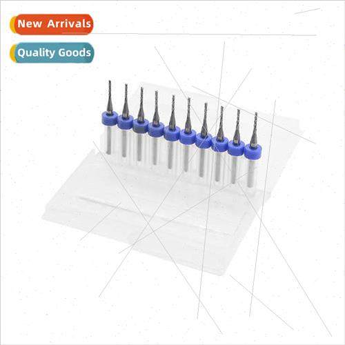 10pcs titanium plated PCB cutter 3.175*0.5mm CNC milling cut