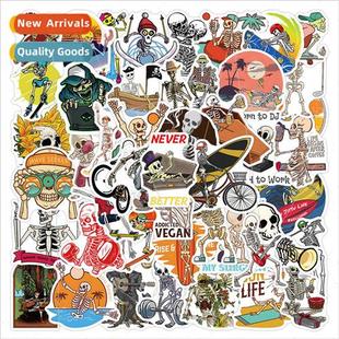 Skull Vacation Stickers Creative Decor Personalized