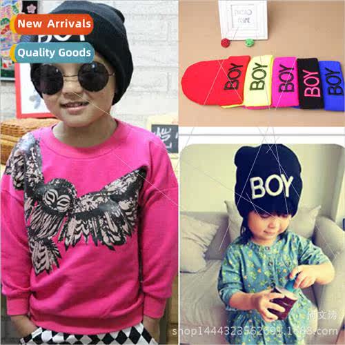 Hat Korean  of the fall and winter childrens knitted cap set