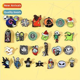 Series Brooch Black Christmas Pin Fright Witch Halloween ght