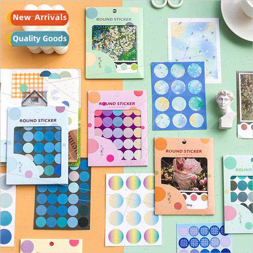 Falling into a river of stars stickers polka dots basic hand