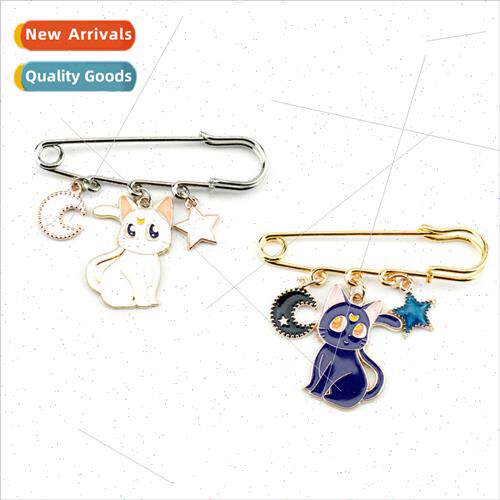 Anime  Minute Maid Warrior brooch cartoon cute cat pin badge