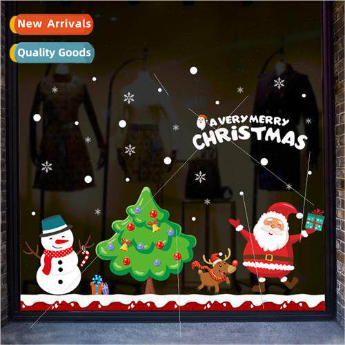 Christmas stickers wall decals window window glass door stic