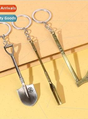 Tomb Raider Notes  model oyang shovel keychain toys mini Zha