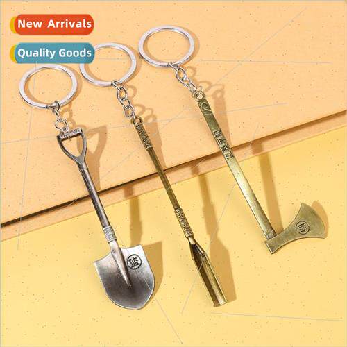 Tomb Raider Notes  model oyang shovel keychain toys mini Zha