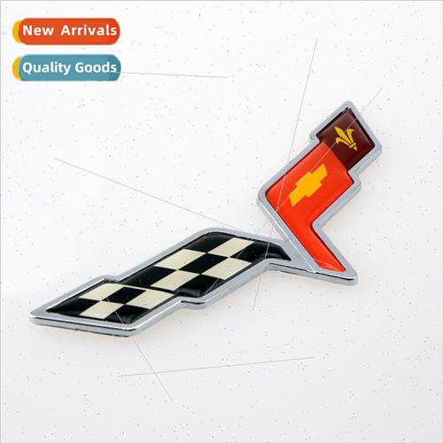 Corvette 3D car decal sticker high  three-dimensional metal