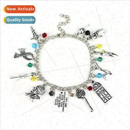 Movie and TV s Sherlock 221b apartment bracelet Multi access
