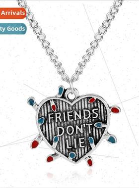 Stranger Things Necklace Stranger Things Friends Don`t e Lov